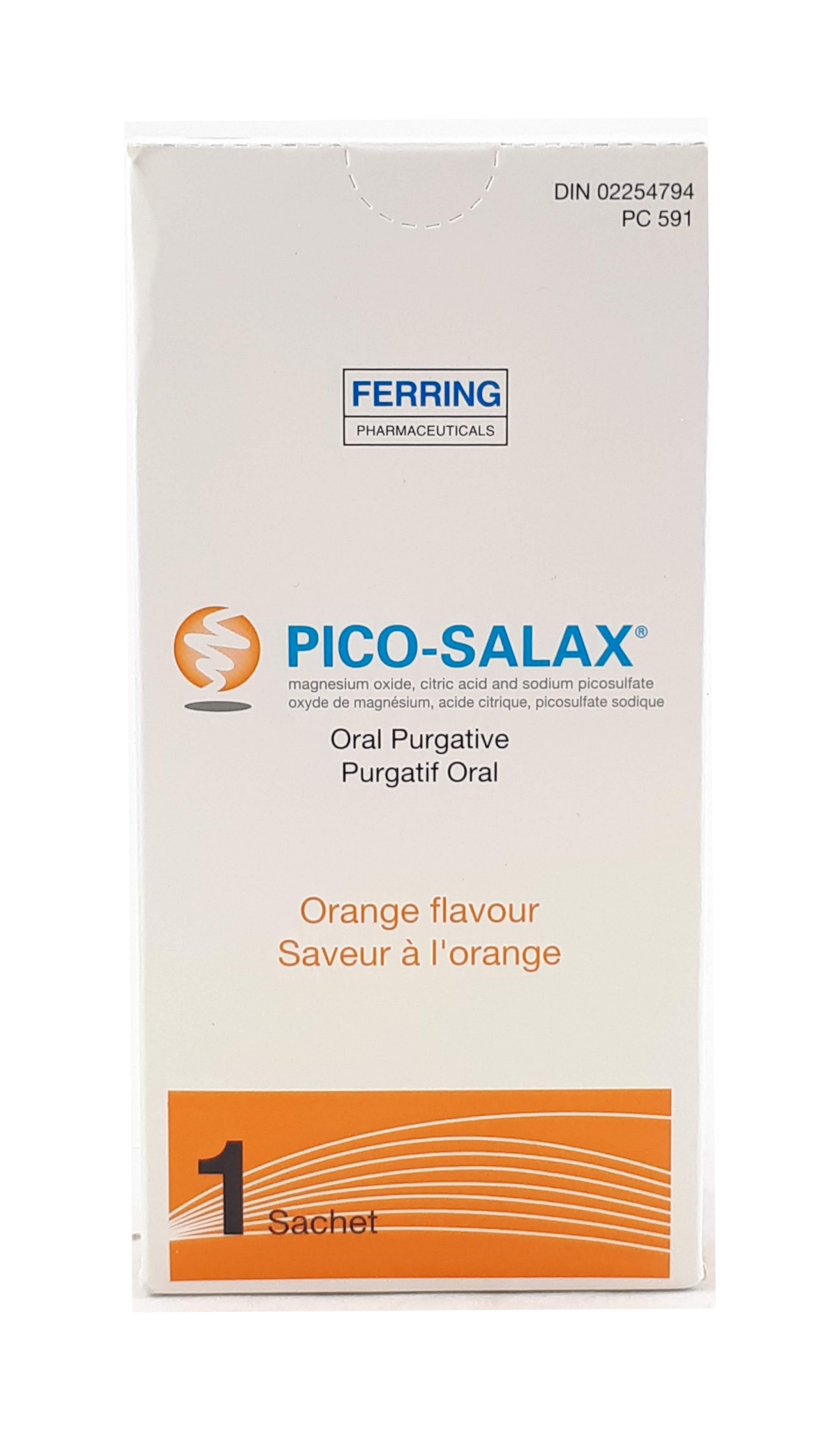 PicoSalax, Orange Flavor, 1 Sachet Green Valley Pharmacy