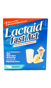 Lactaid Fast Act, 40 caplets - Green Valley Pharmacy Ottawa Canada