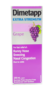 Dimetapp Extra Strength, Grape flavor - Green Valley Pharmacy Ottawa Canada