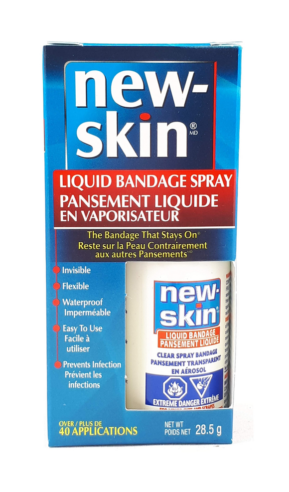New-Skin, Liquid Bandage Spray, 28.5 g - Green Valley Pharmacy Ottawa Canada