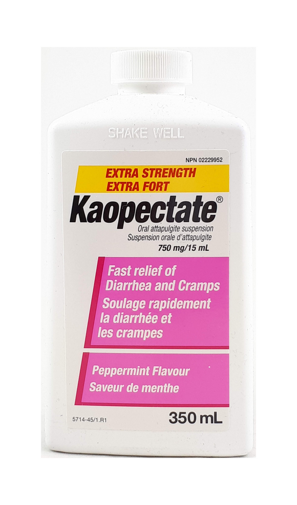 Kaopectate XS,  Mint Flavor, 350 mL - Green Valley Pharmacy Ottawa Canada