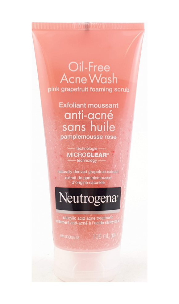 Neutrogena, Oil-Free, Acne Wash, 198 mL - Green Valley Pharmacy Ottawa Canada