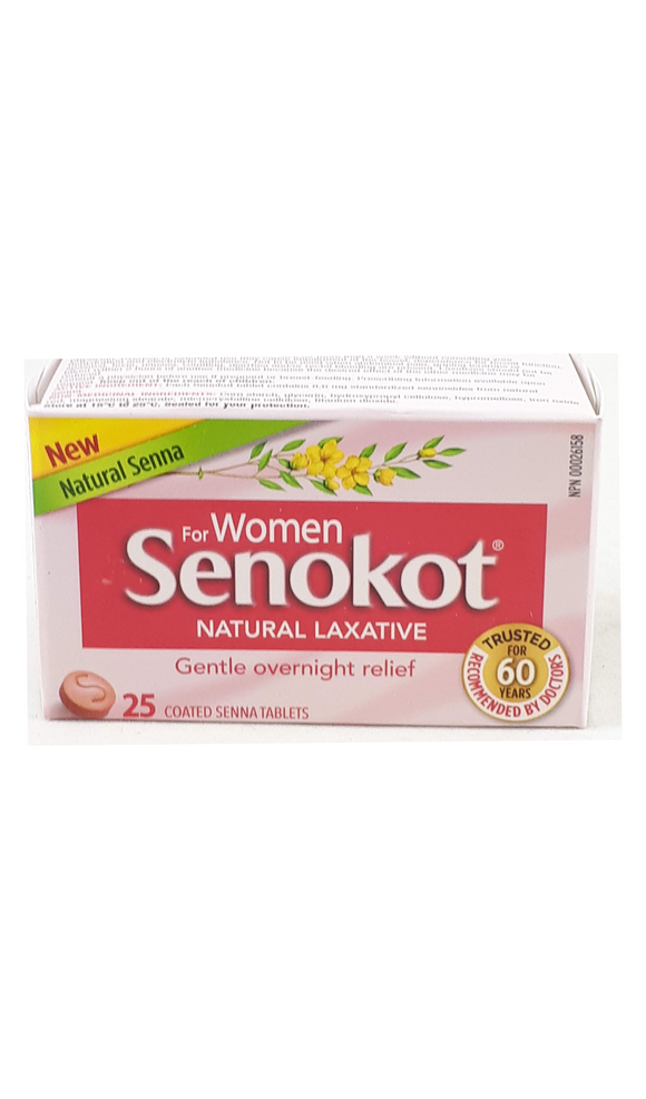 Senokot, Women, 25 tablets - Green Valley Pharmacy Ottawa Canada