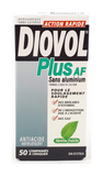 Diovol Plus AF, Mint Flavor, 50 tablets - Green Valley Pharmacy Ottawa Canada