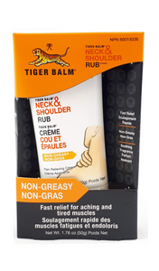 Tiger Balm Neck & Shoulder Rub, 50 g - Green Valley Pharmacy Ottawa Canada
