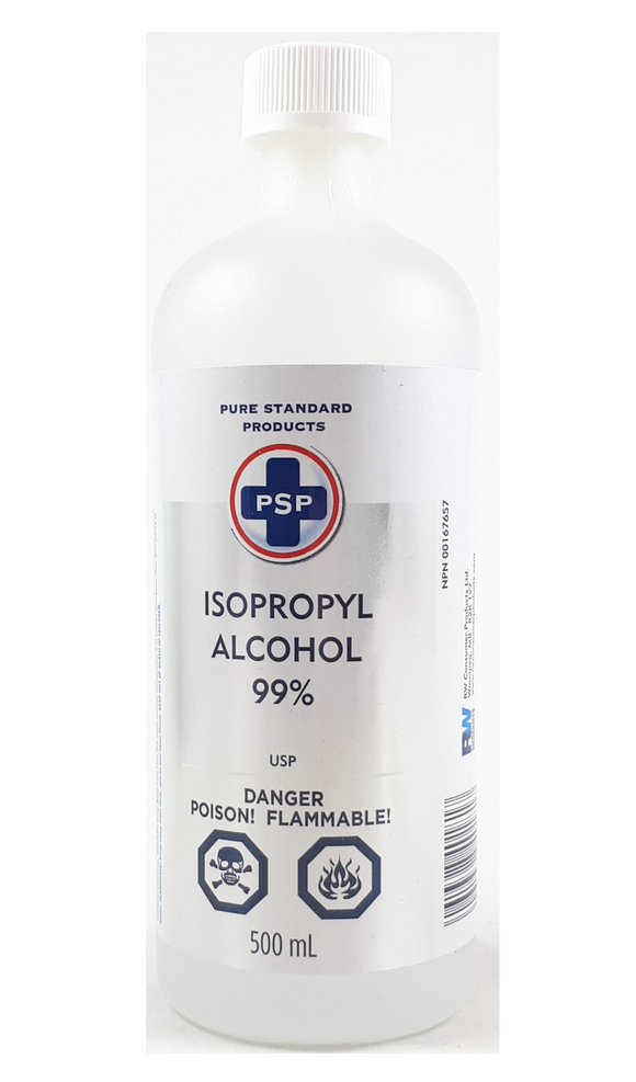 Isopropyl Alcohol 99%, 500 mL - Green Valley Pharmacy Ottawa Canada