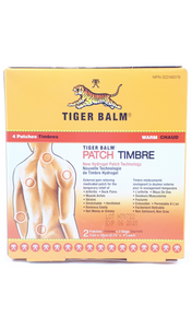 Tiger Balm Patch, 4 pack - Green Valley Pharmacy Ottawa Canada