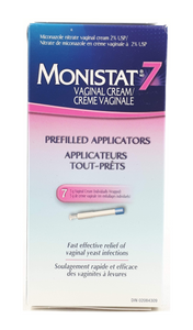 Monistat7, Pre-filled Syringes, 7 syringes - Green Valley Pharmacy Ottawa Canada