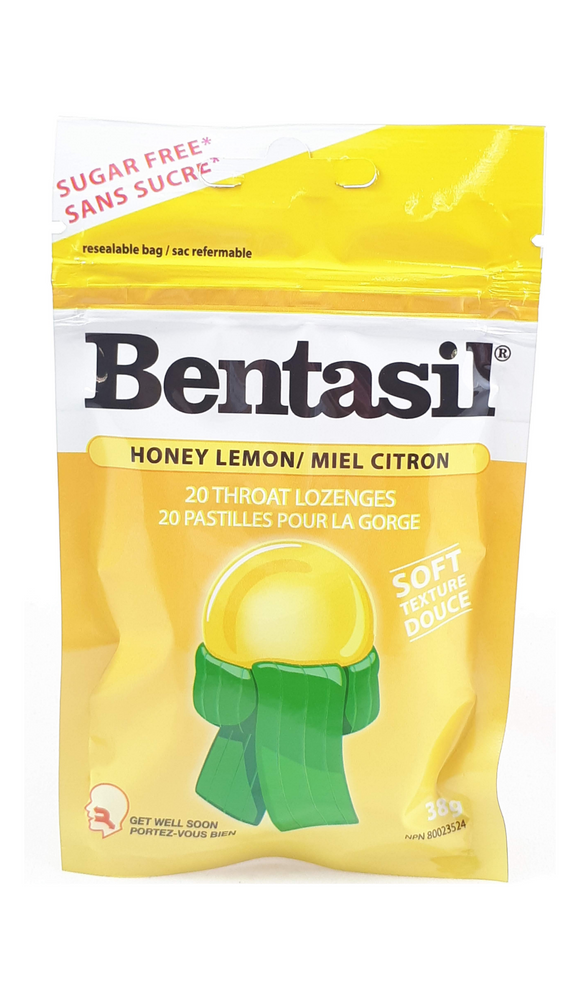 Bentasil Sugar Free, 20 lozenges - Green Valley Pharmacy Ottawa Canada