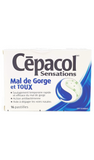 Cepacol Sensations, Sore Throat & Cough, 16 lozenges - Green Valley Pharmacy Ottawa Canada