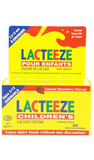 Lacteeze for Children, Strawberry Flavor, 100 Tablets - Green Valley Pharmacy Ottawa Canada