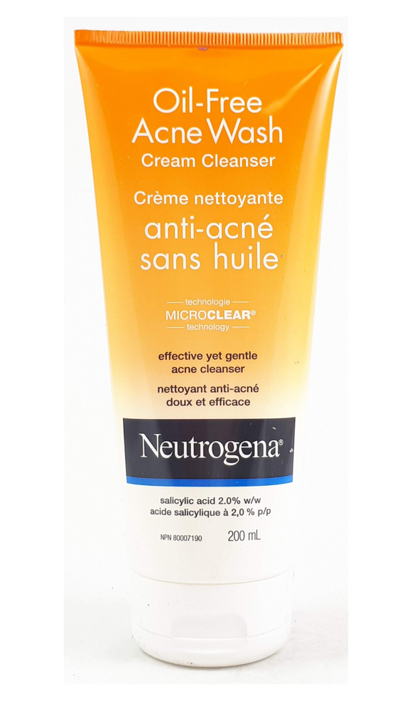 Neutrogena Acne Wash, Oil Free, 200 mL - Green Valley Pharmacy Ottawa Canada