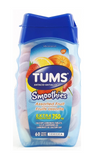 Tums, Smoothies Extra Strength, Assorted Fruit, 60 tablets - Green Valley Pharmacy Ottawa Canada