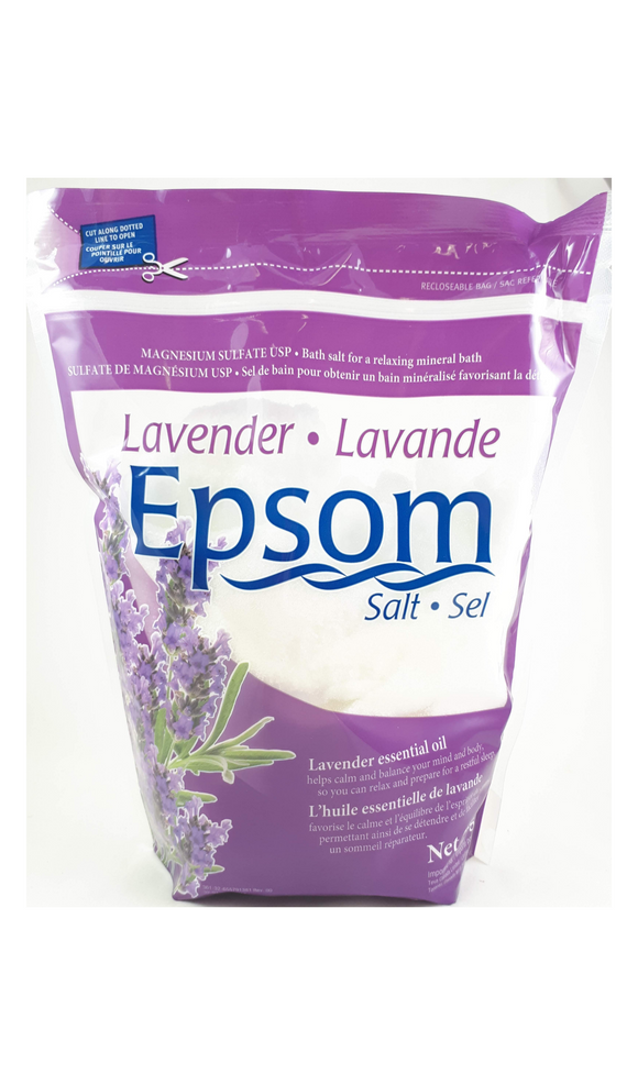 Epsom Salt, Lavender, 2 kg - Green Valley Pharmacy Ottawa Canada