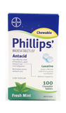 Phillip's Chewable Antacid, Mint, 100 Tablets - Green Valley Pharmacy Ottawa Canada