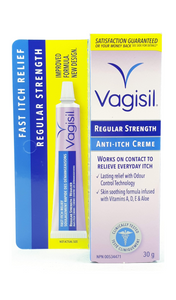 Vagisil, Regular Strength Anti-itch Cream, 30 g - Green Valley Pharmacy Ottawa Canada