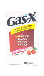 Gas-X, Extra-Strength, Cherry, Chewables, 18 Tablets - Green Valley Pharmacy Ottawa Canada