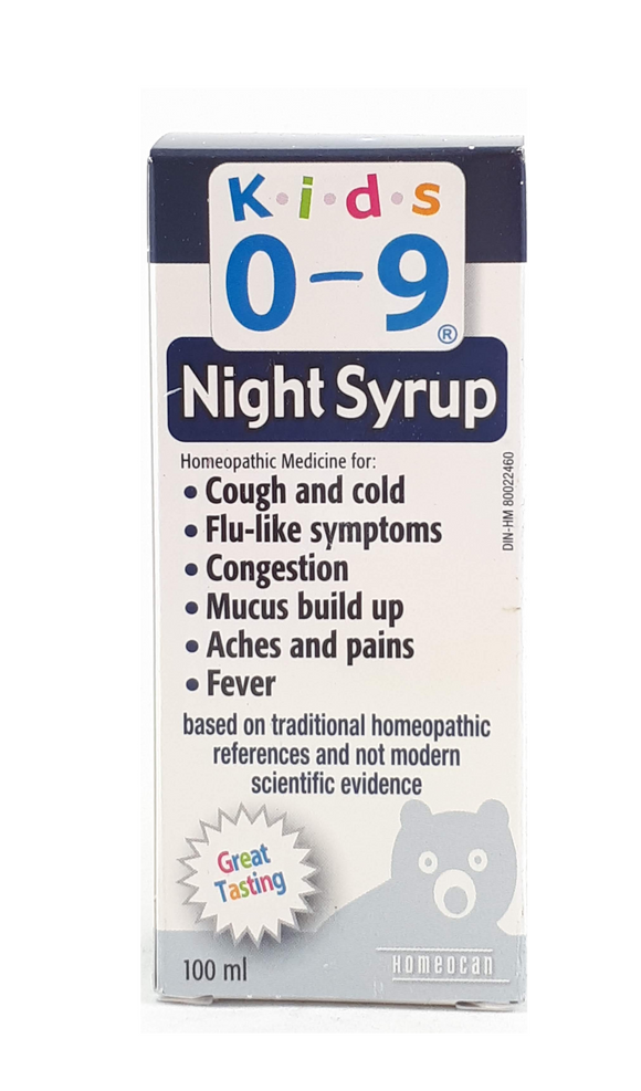 Kids 0-9 Night Syrup - Green Valley Pharmacy Ottawa Canada