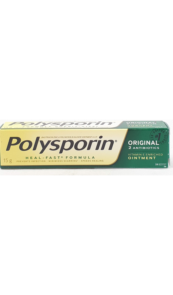 Polysporin Heal-Fast Ointment, 15 g - Green Valley Pharmacy Ottawa Canada