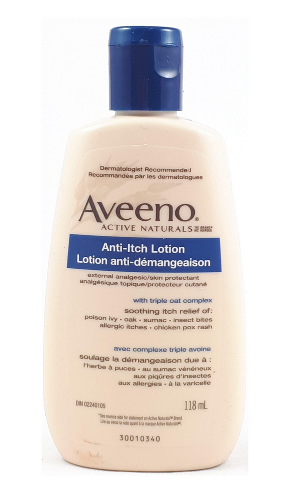 Aveeno Anti-Itch Lotion, 118 mL - Green Valley Pharmacy Ottawa Canada