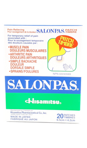 Salonpas Patches - Green Valley Pharmacy Ottawa Canada