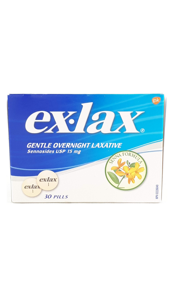 Ex-lax, 30 Tablets - Green Valley Pharmacy Ottawa Canada