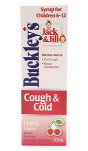 Buckley's Jack & Jill, Cherry Flavor, 115 mL - Green Valley Pharmacy Ottawa Canada
