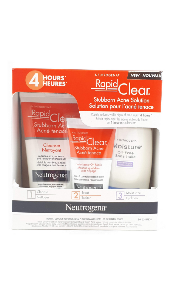 Neutrogena Stubborn Acne Kit - Green Valley Pharmacy Ottawa Canada