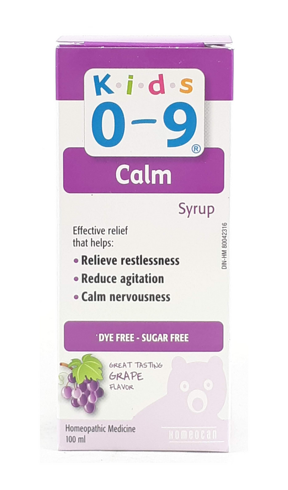 Kids 0-9 Calm Syrup, Grape Flavor, 100 mL - Green Valley Pharmacy Ottawa Canada