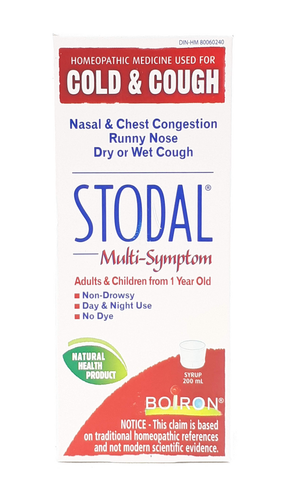 Stodal, Cold & Cough, 200 mL - Green Valley Pharmacy Ottawa Canada