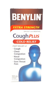 Benylin XS Cough Plus Cold Relief, 100 mL - Green Valley Pharmacy Ottawa Canada