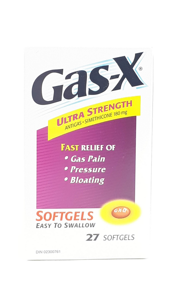 Gas X Ultra Strength, 27 Capsules - Green Valley Pharmacy Ottawa Canada