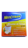 NeoCitran Cold & Sinus, Apple Cinnamon  10 doses - Green Valley Pharmacy Ottawa Canada