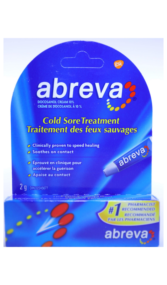 Abreva, 2g - Green Valley Pharmacy Ottawa Canada