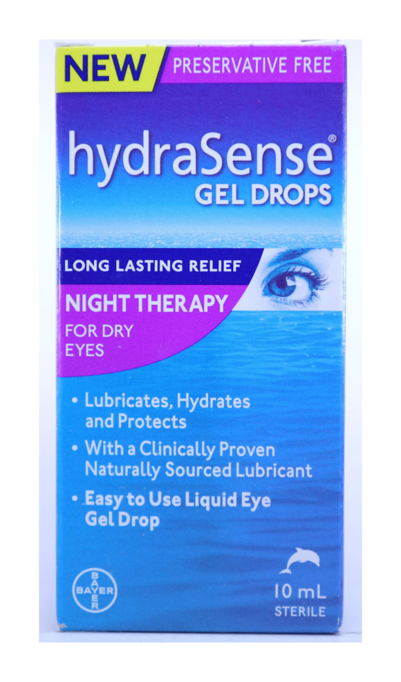 HydraSense Nighttime Dry Eyes, 10 mL - Green Valley Pharmacy Ottawa Canada