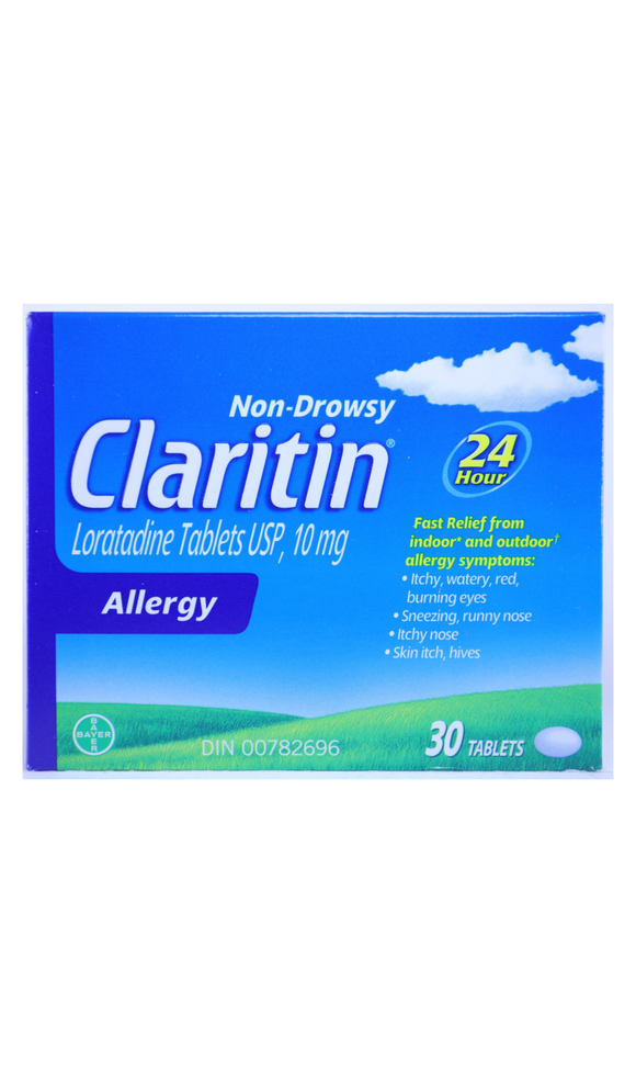 Claritin, 10 mg, 30 Tablets - Green Valley Pharmacy Ottawa Canada