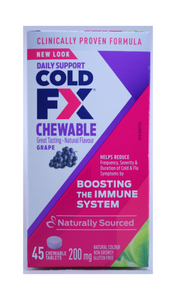 Cold FX Chewable, Grape Flavor, 45 Tablets - Green Valley Pharmacy Ottawa Canada