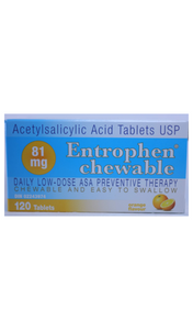 Entrophen Chewable, Orange Flavor, 120 Tablets - Green Valley Pharmacy Ottawa Canada