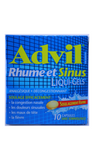 Advil Cold & Sinus, 10 Capsules - Green Valley Pharmacy Ottawa Canada