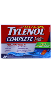 Tylenol Complete, 20 Capsules - Green Valley Pharmacy Ottawa Canada