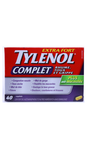 Tylenol Complete, 40 Caplets - Green Valley Pharmacy Ottawa Canada