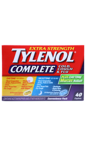 Tylenol Complete, Day & Night 40 Caplets - Green Valley Pharmacy Ottawa Canada