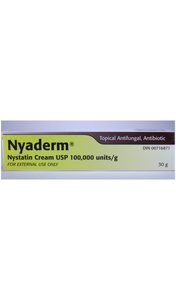 Nyaderm, Antifungal Cream, 30 g - Green Valley Pharmacy Ottawa Canada