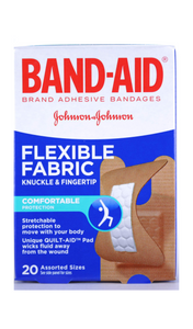 Band-Aid, Flexible Fabric, 20 Assorted Sizes - Green Valley Pharmacy Ottawa Canada