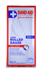 Band-Aid Large Rolled Gauze - Green Valley Pharmacy Ottawa Canada