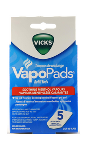 Vicks VapoPads, 5 Pads - Green Valley Pharmacy Ottawa Canada