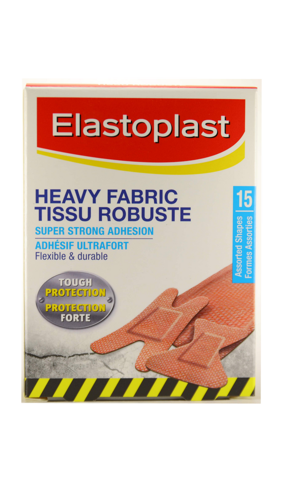 Elastoplast, Heavy Fabric, 15 Assorted Shapes - Green Valley Pharmacy Ottawa Canada