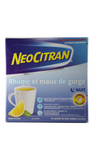 NeoCitran, Cold & Sore Throat, Lemon, 10 Pouches - Green Valley Pharmacy Ottawa Canada