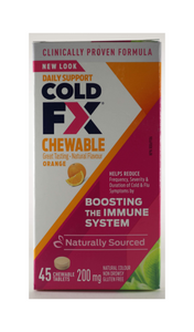 Cold FX Chewable, Orange Flavor, 45 Tablets - Green Valley Pharmacy Ottawa Canada