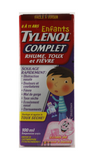 Tylenol Complete Cold, Cough & Fever, Bubblegum Flavor, 100 mL - Green Valley Pharmacy Ottawa Canada
